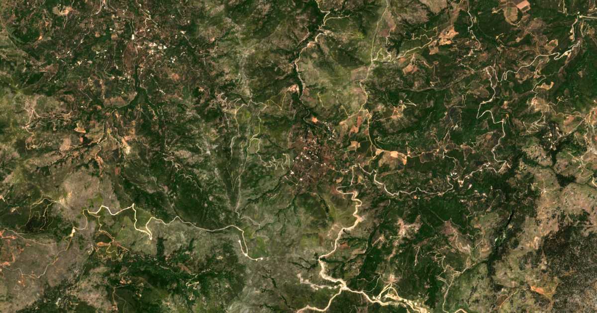 Mapa por satélite de Sémpronas
