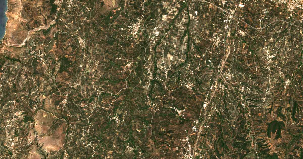 Mapa por satélite de Voúvai