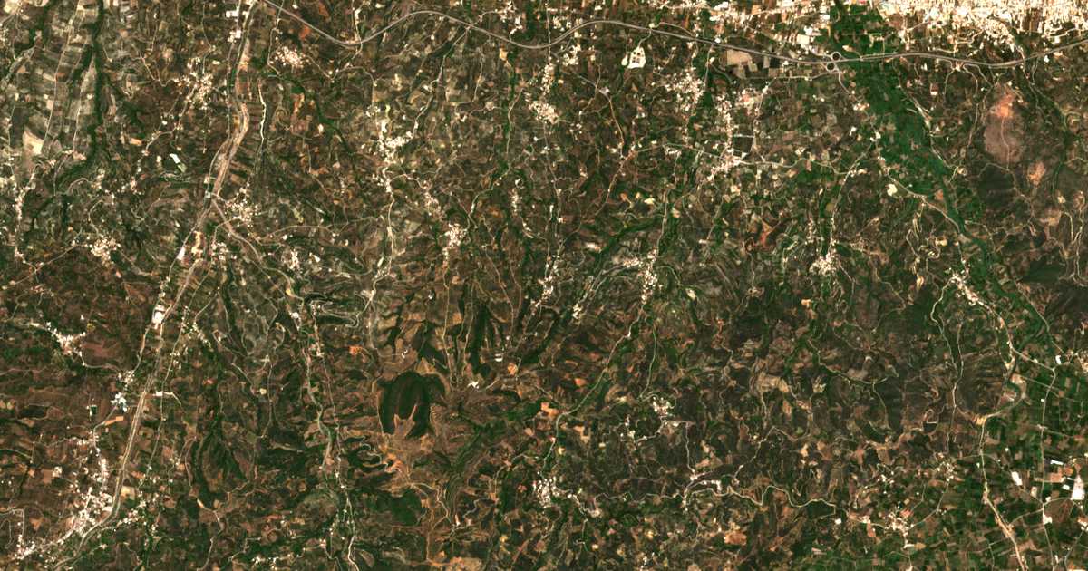 Mapa por satélite de Xirokámpion