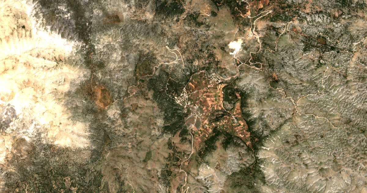Mapa por satélite de Ammoudárion