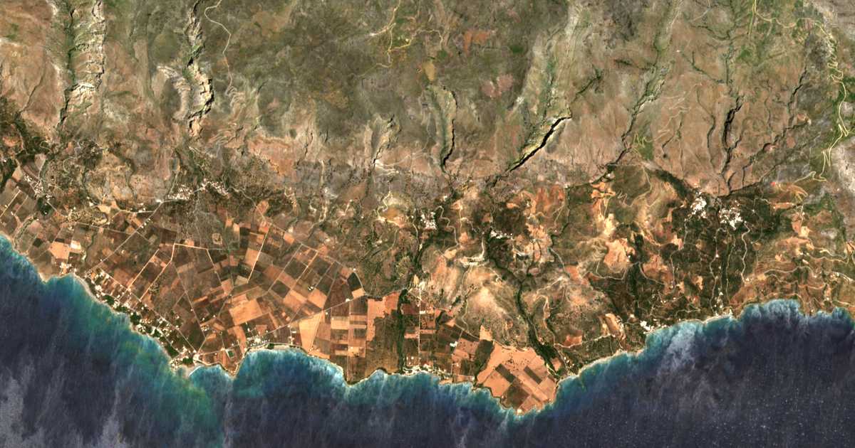 Mapa por satélite de Skalotí