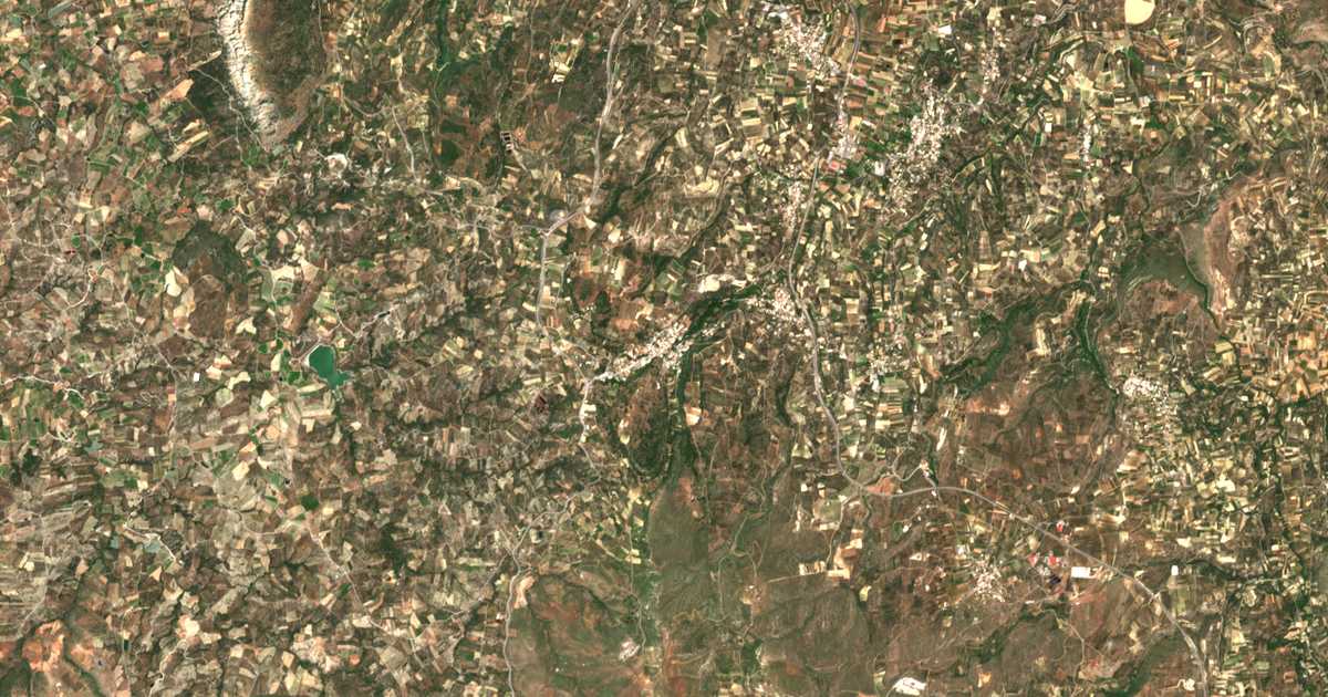Mapa por satélite de Choudétsion