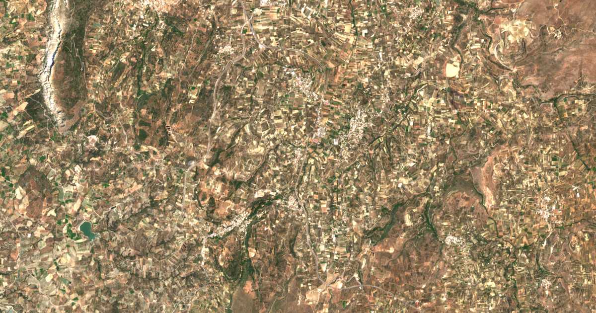 Mapa por satélite de Kalloní