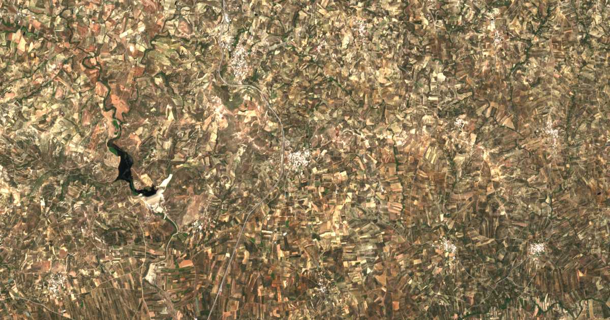 Mapa por satélite de Ligórtynos