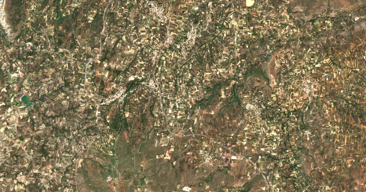 Mapa por satélite de Melésai