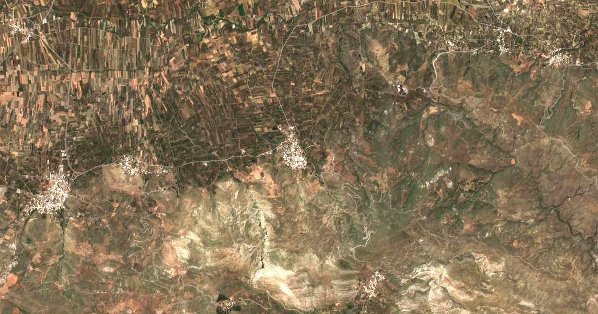 Mapa por satélite de Mesochórion