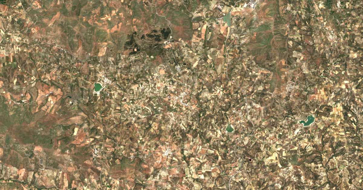Mapa por satélite de Metaxochórion