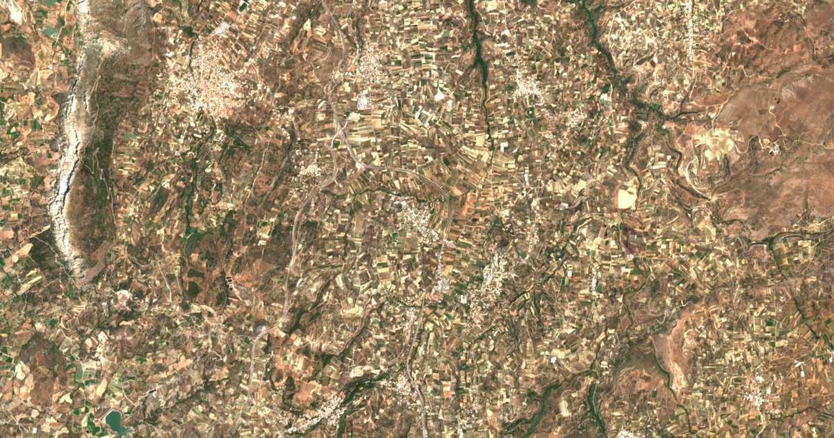 Mapa por satélite de Peza