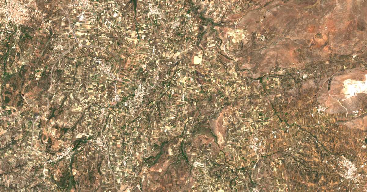 Mapa por satélite de Filísia