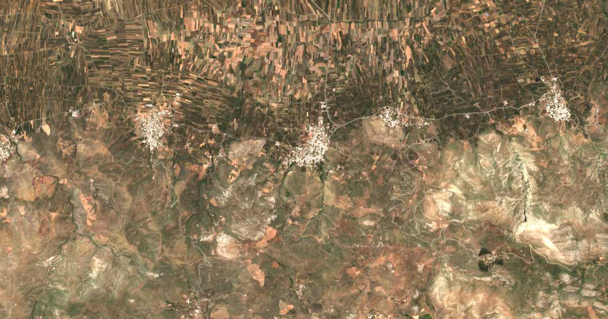 Mapa por satélite de Pýrgos
