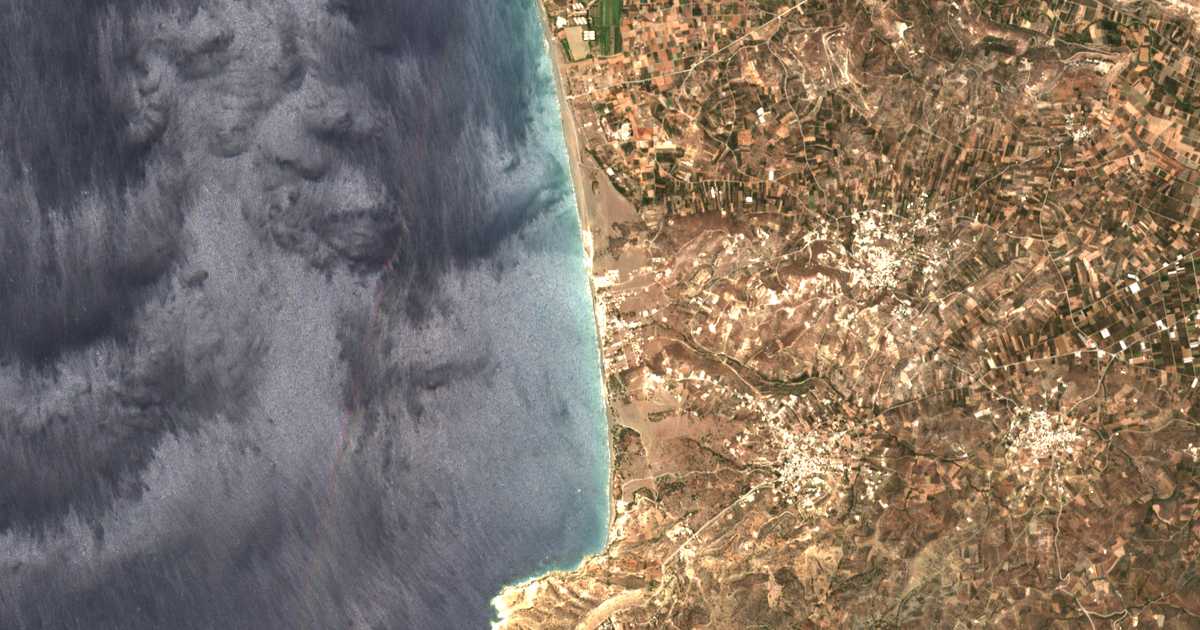 Mapa por satélite de Kalamákion