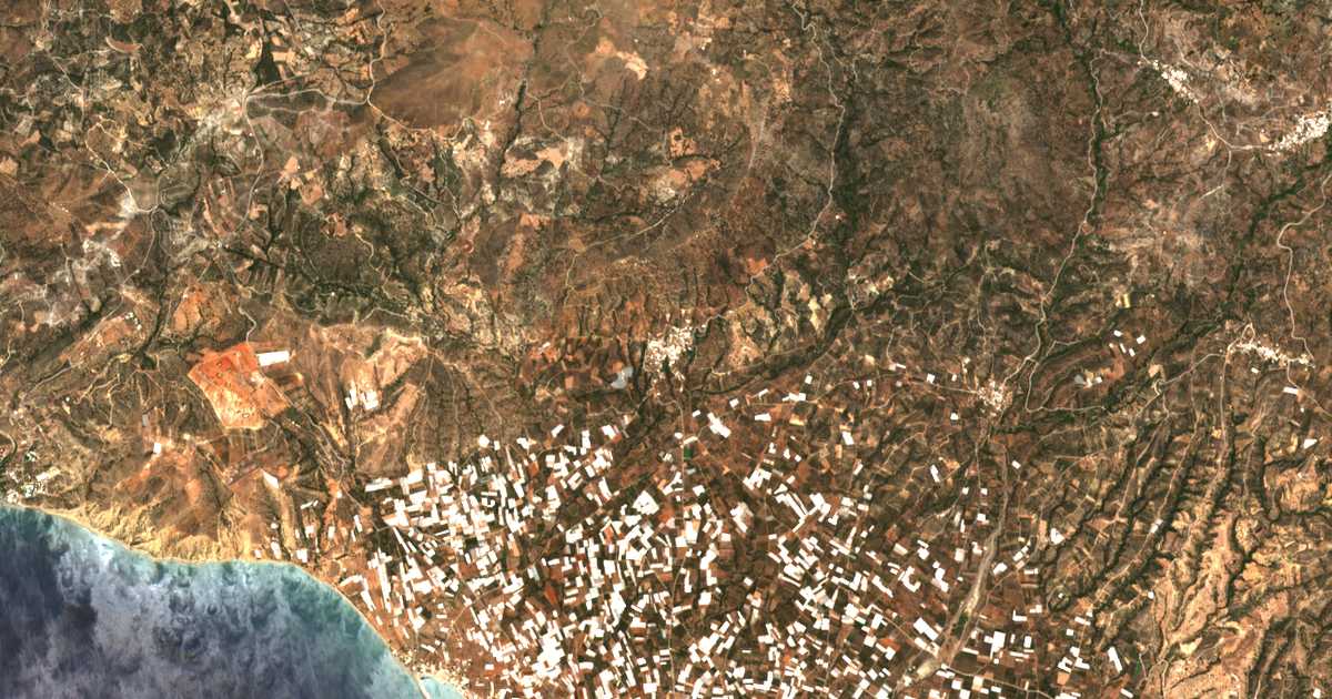 Mapa por satélite de Klíma
