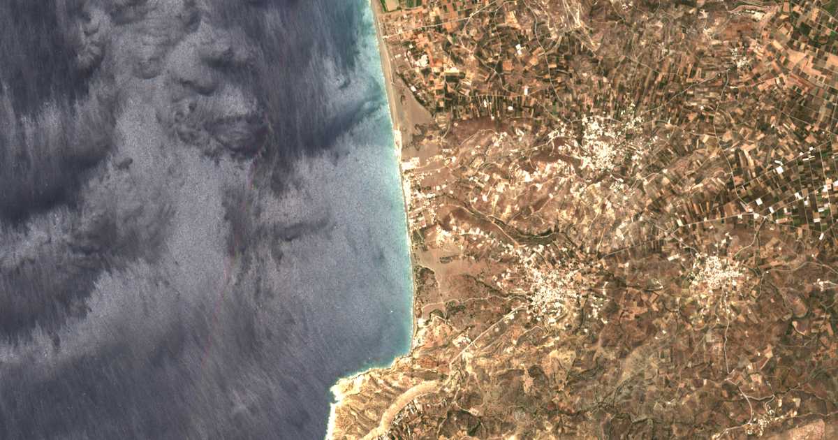 Mapa por satélite de Néo Kalamáki
