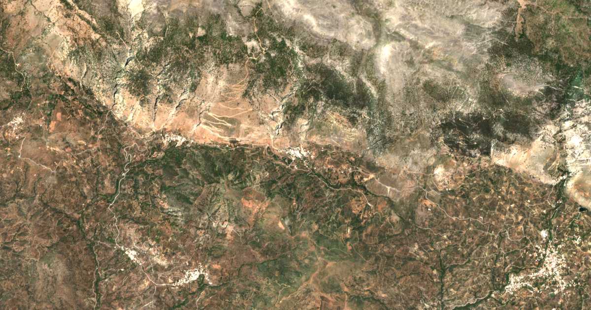 Mapa por satélite de Vorízia
