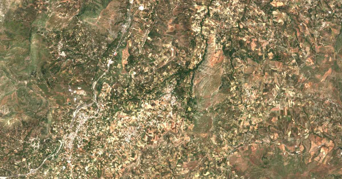 Mapa por satélite de Ágios Thomás
