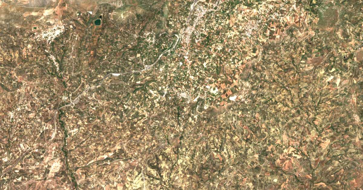 Mapa por satélite de Áno Moúlia