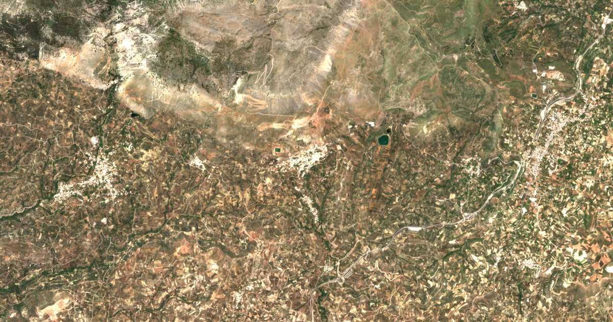 Mapa por satélite de Gérgeri