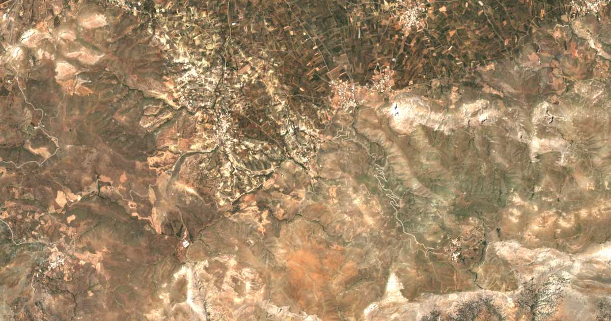 Mapa por satélite de Koumása