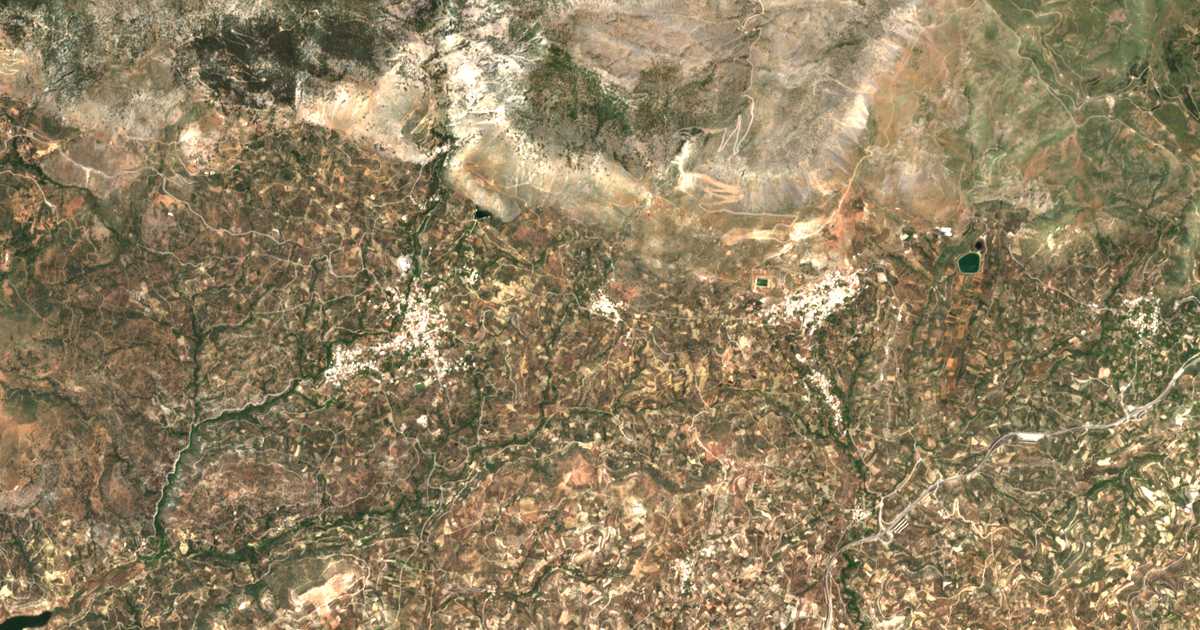 Mapa por satélite de Nývritos