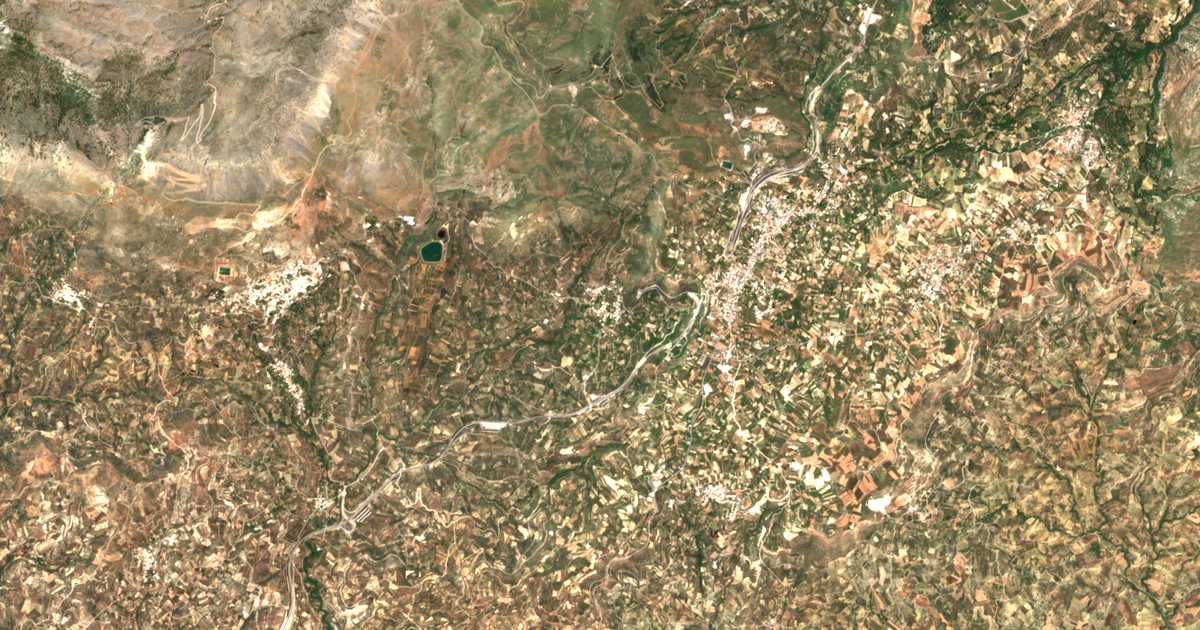 Mapa por satélite de Panasós