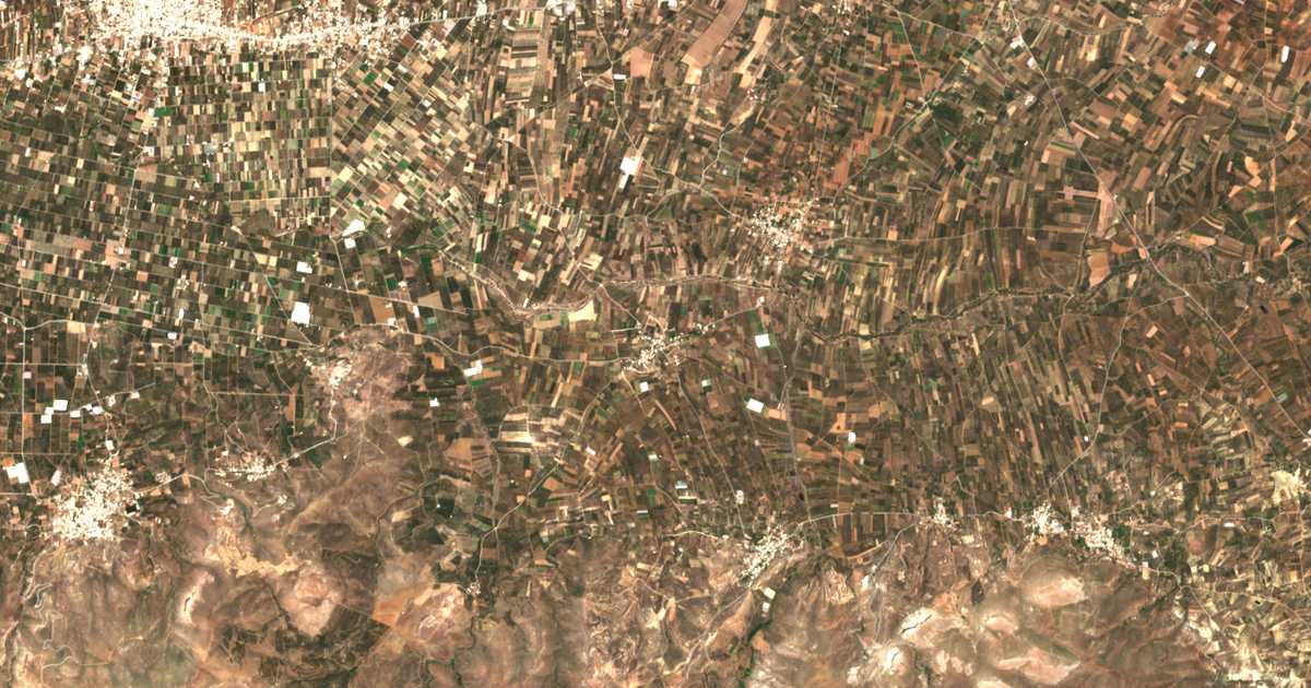 Mapa por satélite de Plátanos
