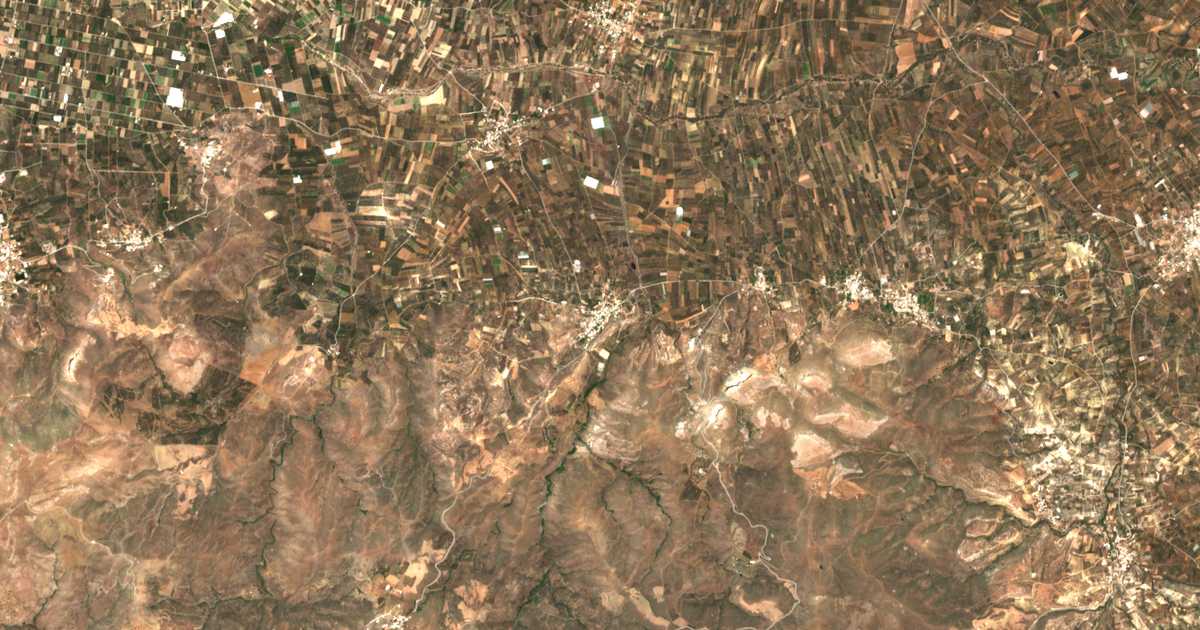 Mapa por satélite de Plóra