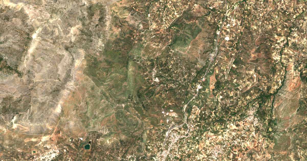 Mapa por satélite de Priniás