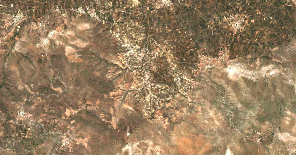 Mapa por satélite de Vasilikí