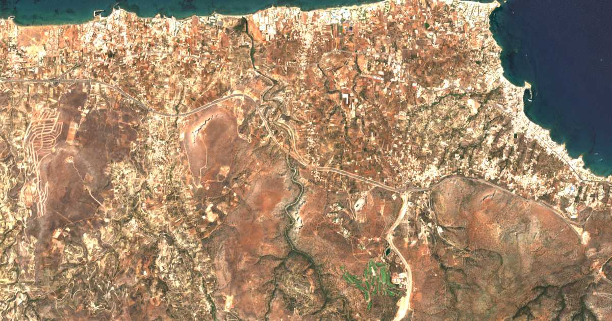 Mapa por satélite de Agrianá