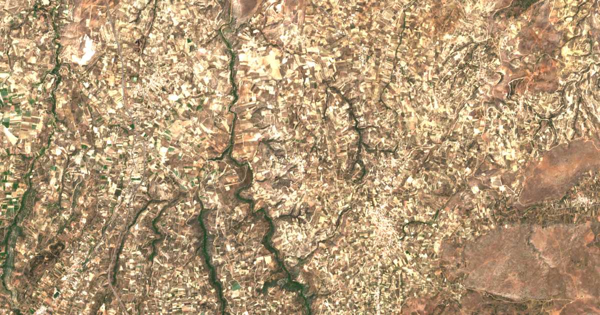 Mapa por satélite de Aïtánia