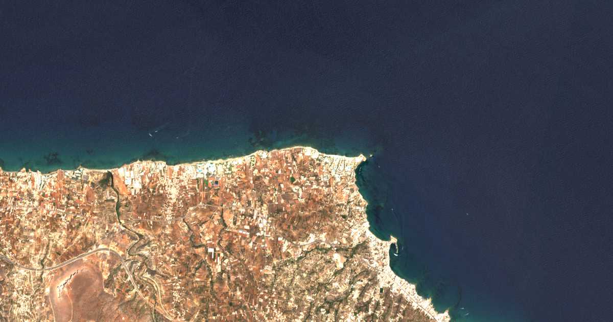 Mapa por satélite de Anissarás