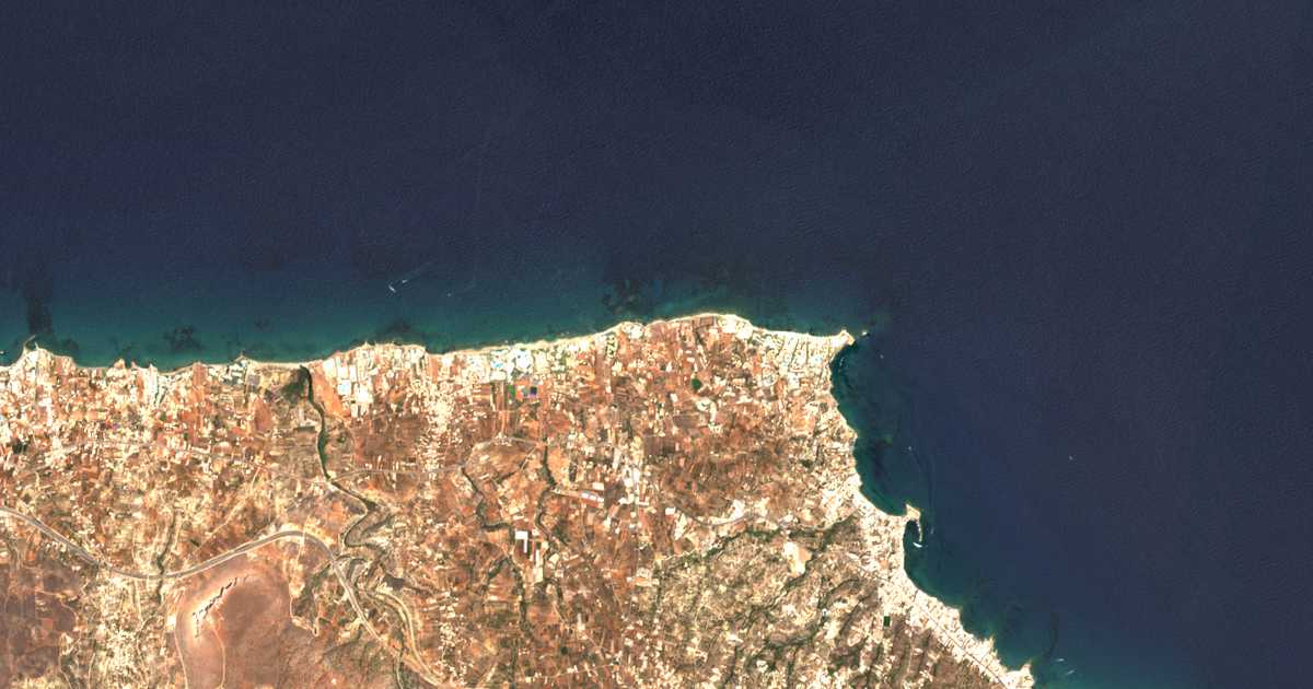 Mapa por satélite de Agkisarás
