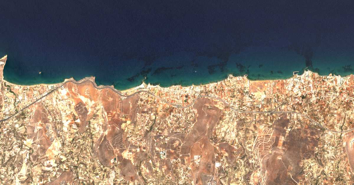 Mapa por satélite de Chánion Tou Kokkíni