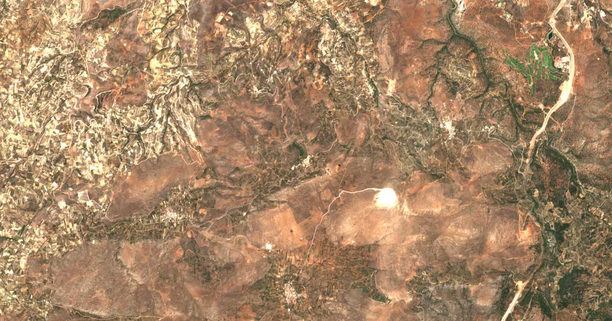 Mapa por satélite de Charasón