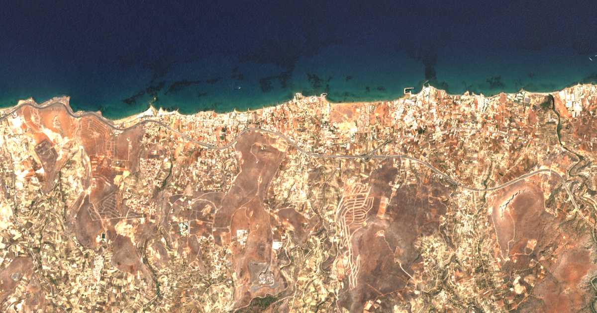 Mapa por satélite de Goúrnai