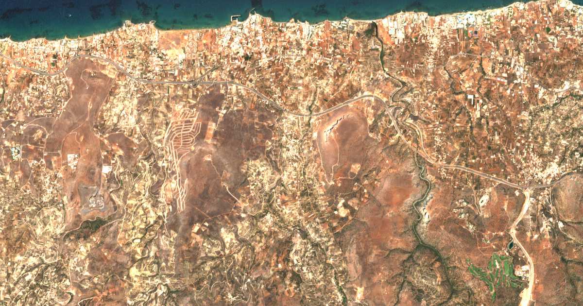 Mapa por satélite de Goúvai