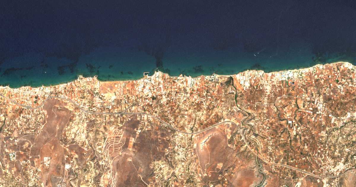 Mapa por satélite de Kato Guves