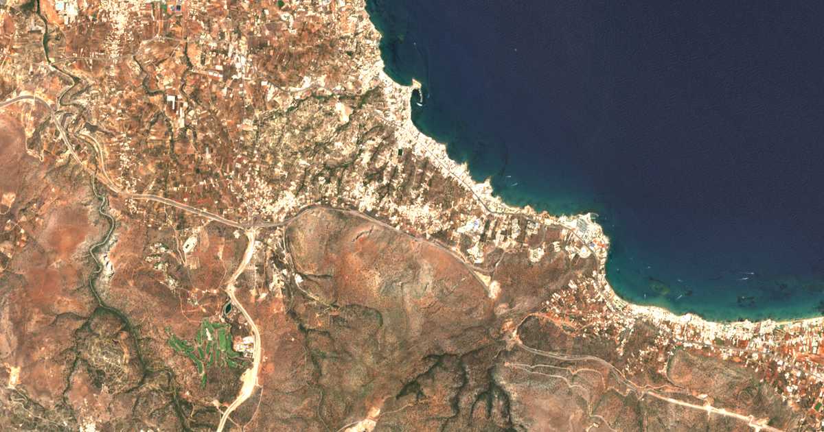 Mapa por satélite de Koutouloufárion