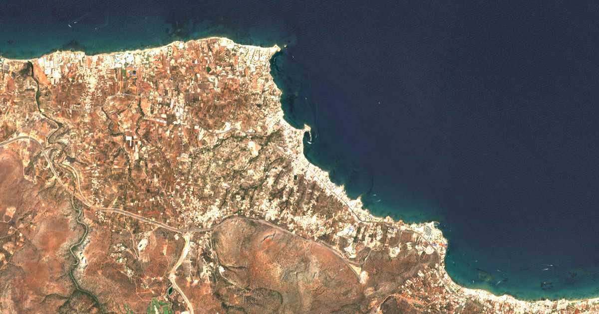 Mapa por satélite de Limín Chersonísou