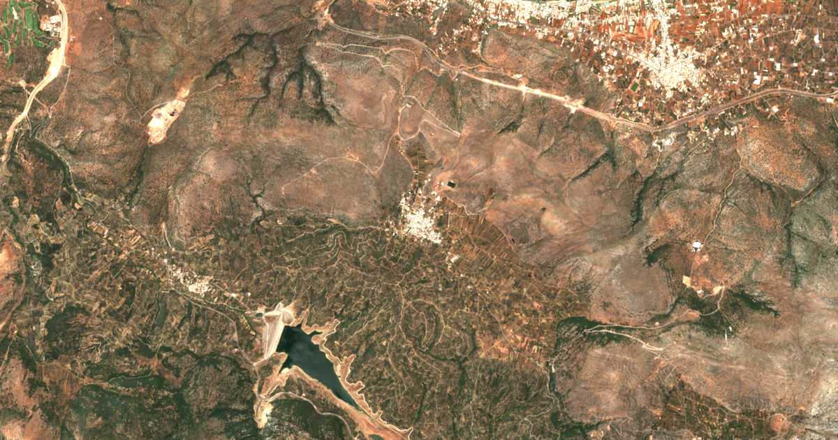Mapa por satélite de Mochós