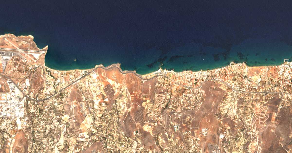 Mapa por satélite de Stavroméno