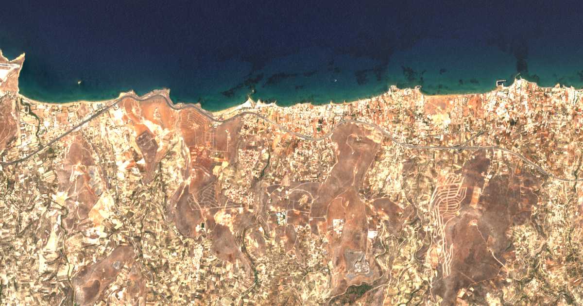 Mapa por satélite de Vrachókipos