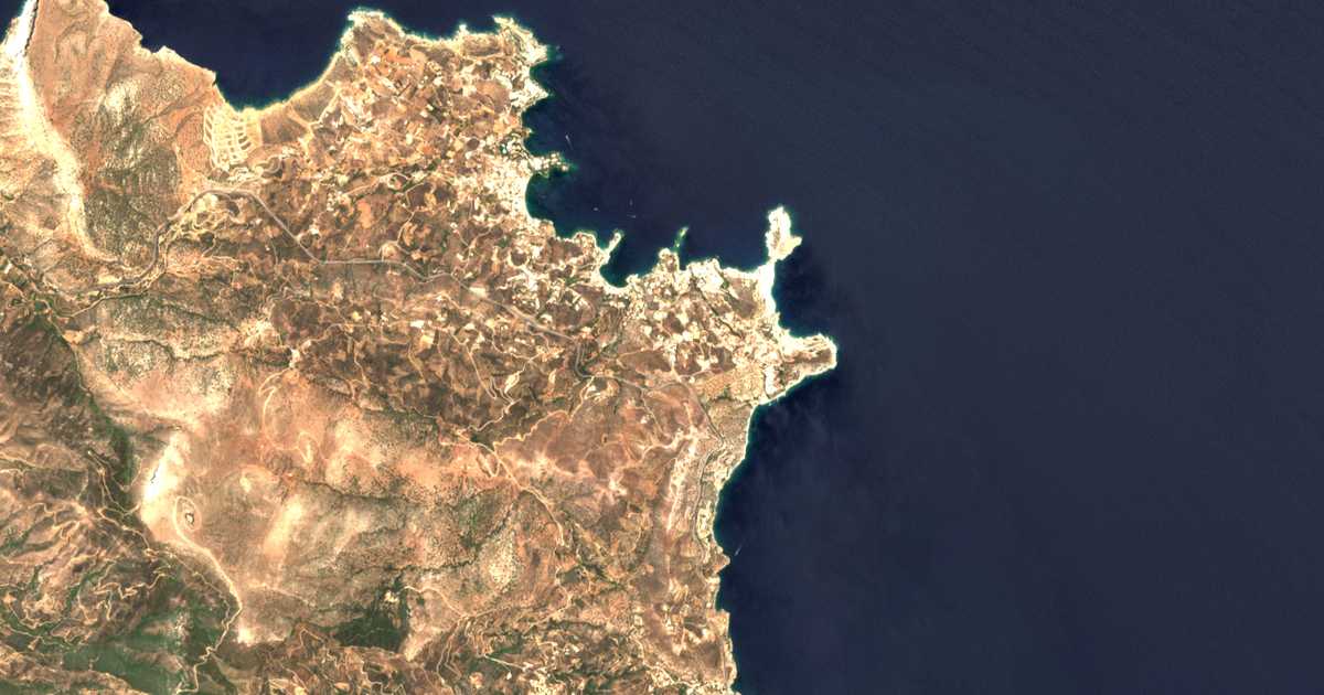 Mapa por satélite de Ammoúdi