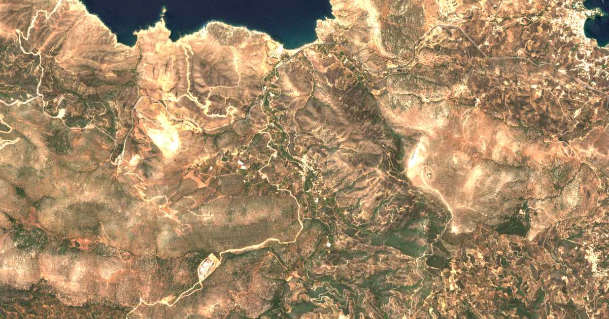 Mapa por satélite de Fodele