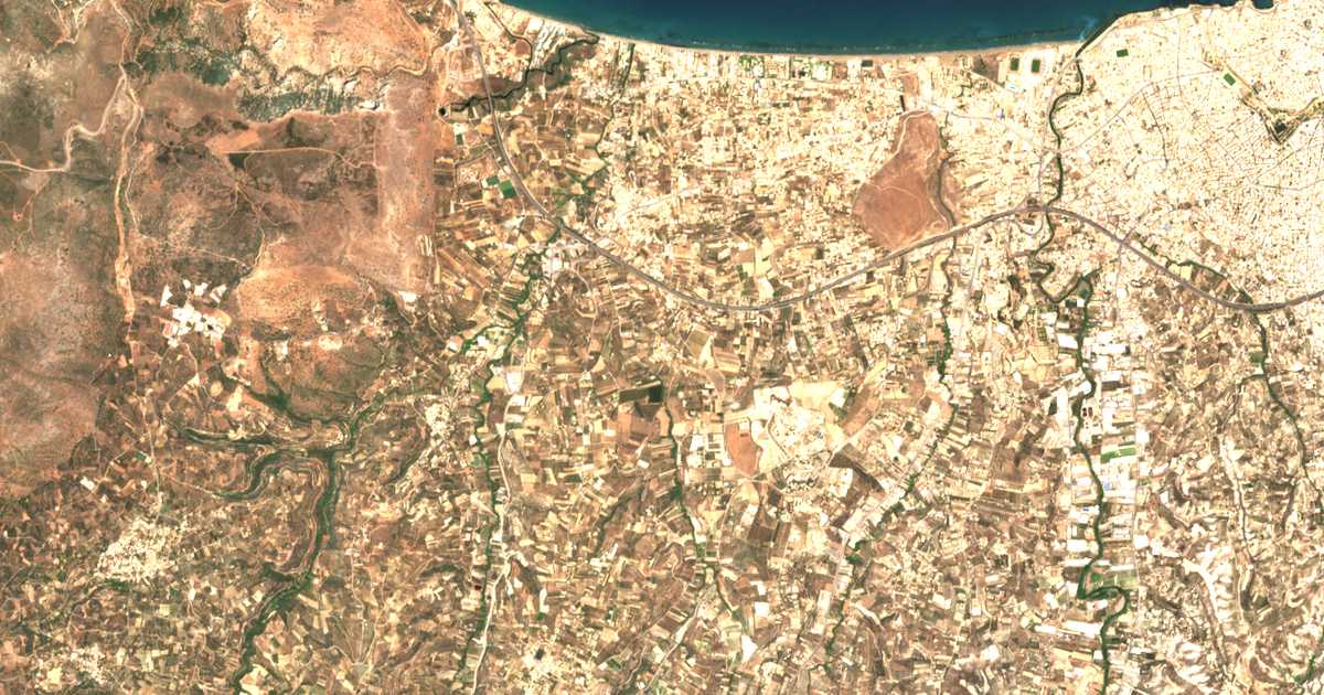 Mapa por satélite de Kollyvás