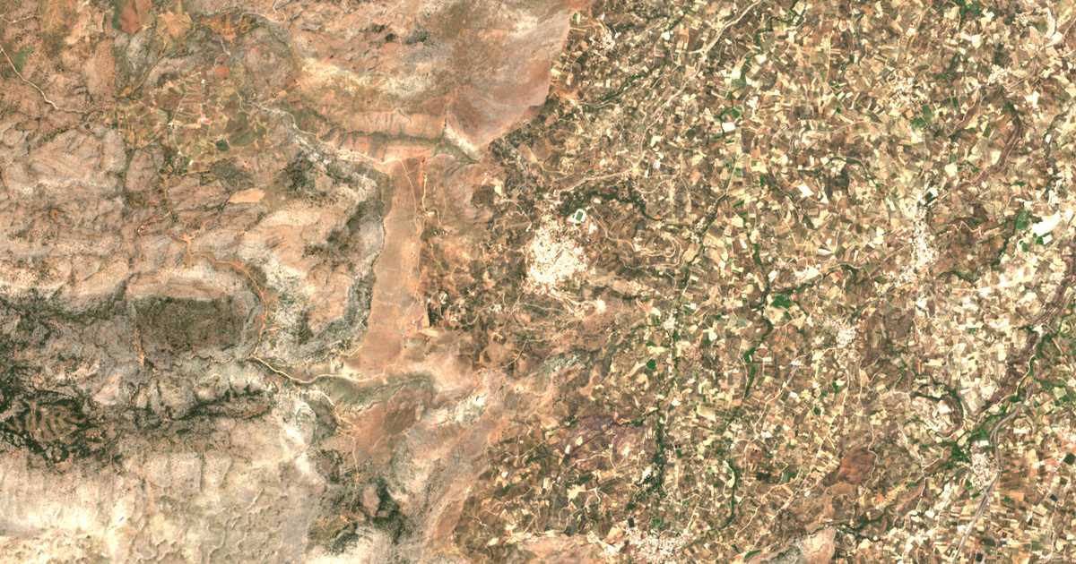 Mapa por satélite de Krousón