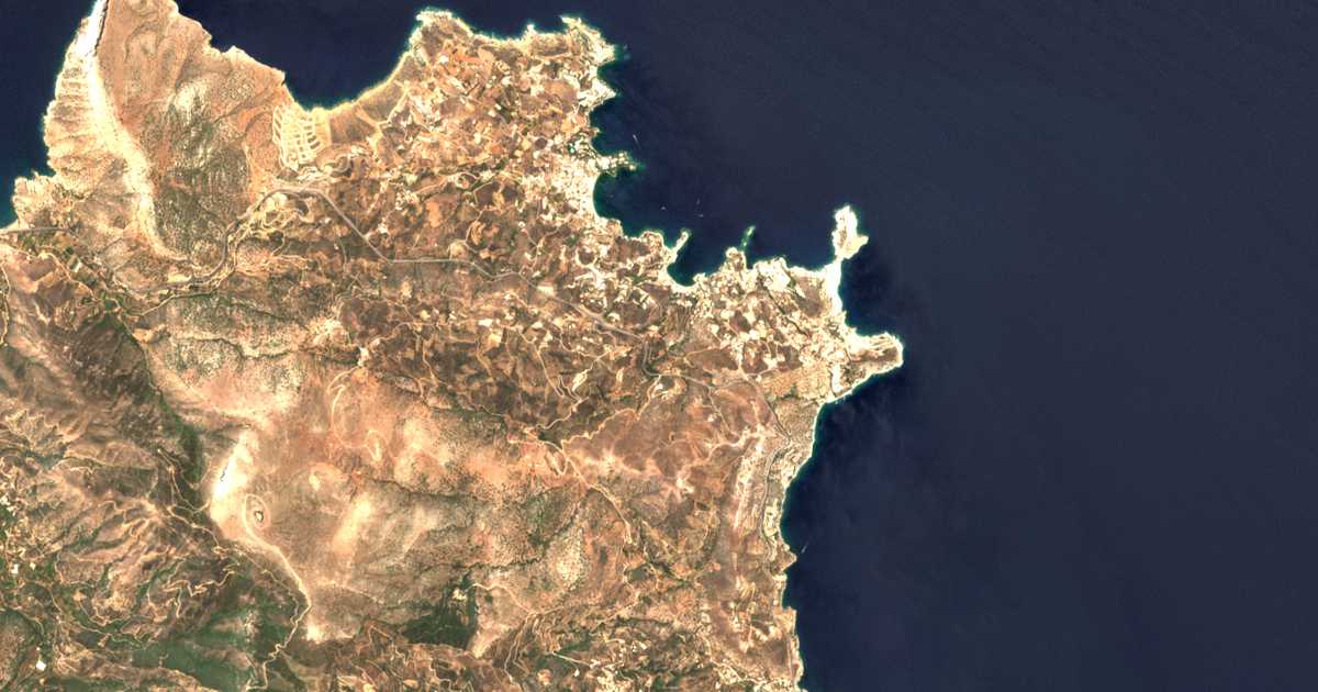 Mapa por satélite de Madés