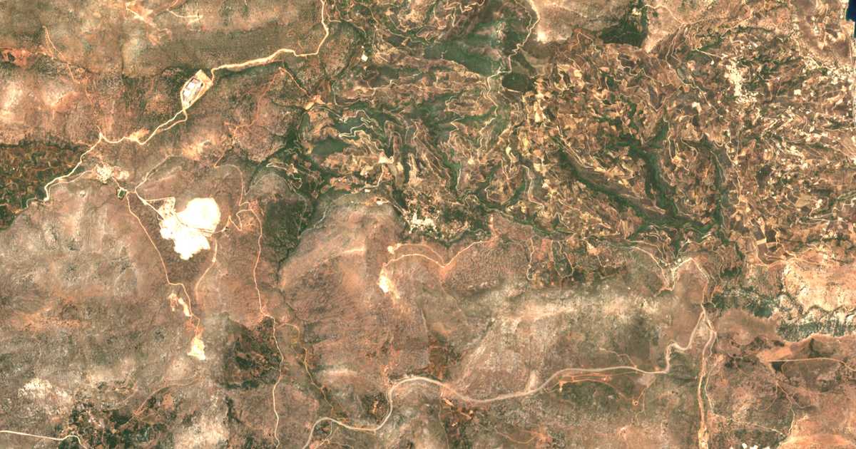 Mapa por satélite de Márathos