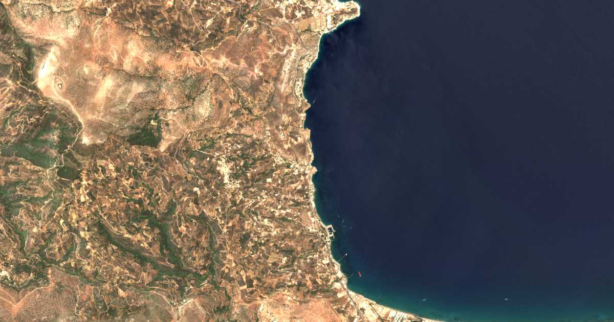 Mapa por satélite de Palaiókastro