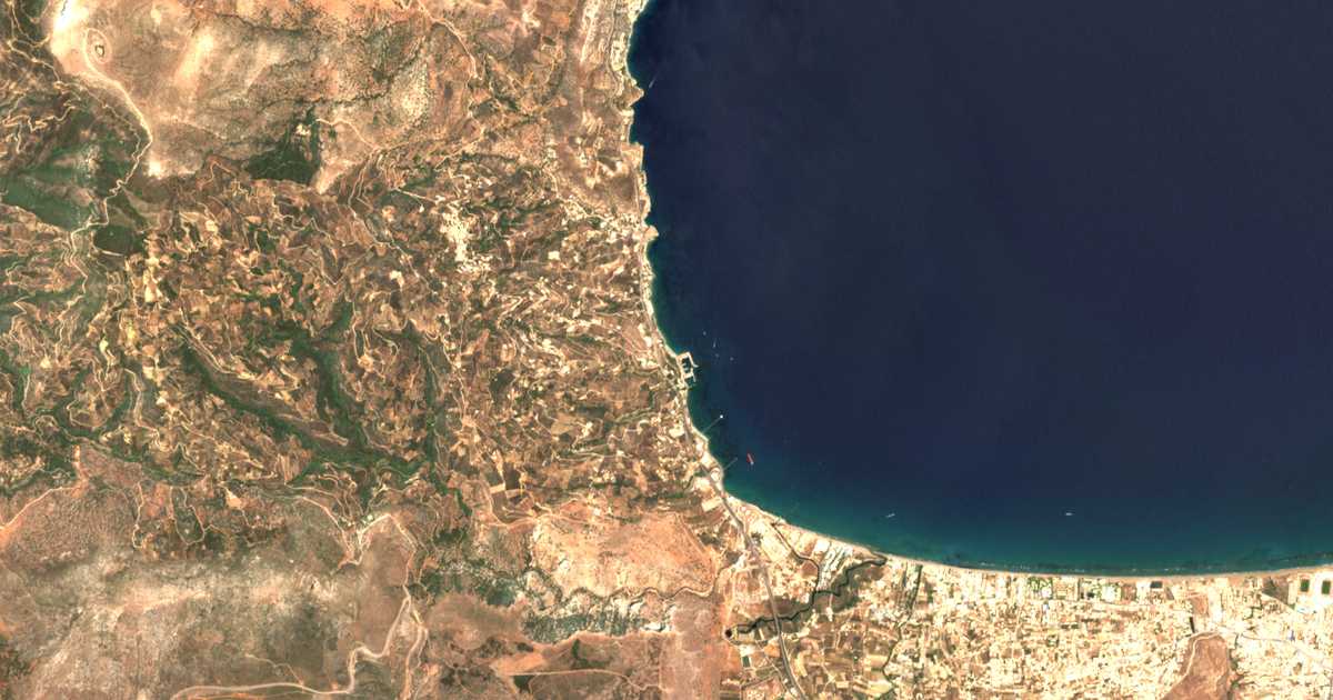 Mapa por satélite de Pantánassa